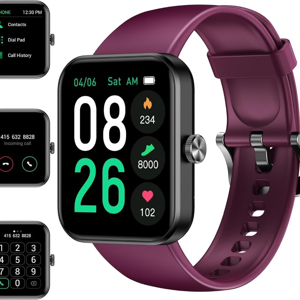 Smart Watch 42mm Bluetooth Calling Answer/Make Call HD Touch Screen IP68 Waterpr